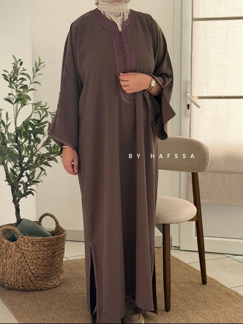 Abaya Nour - Marron