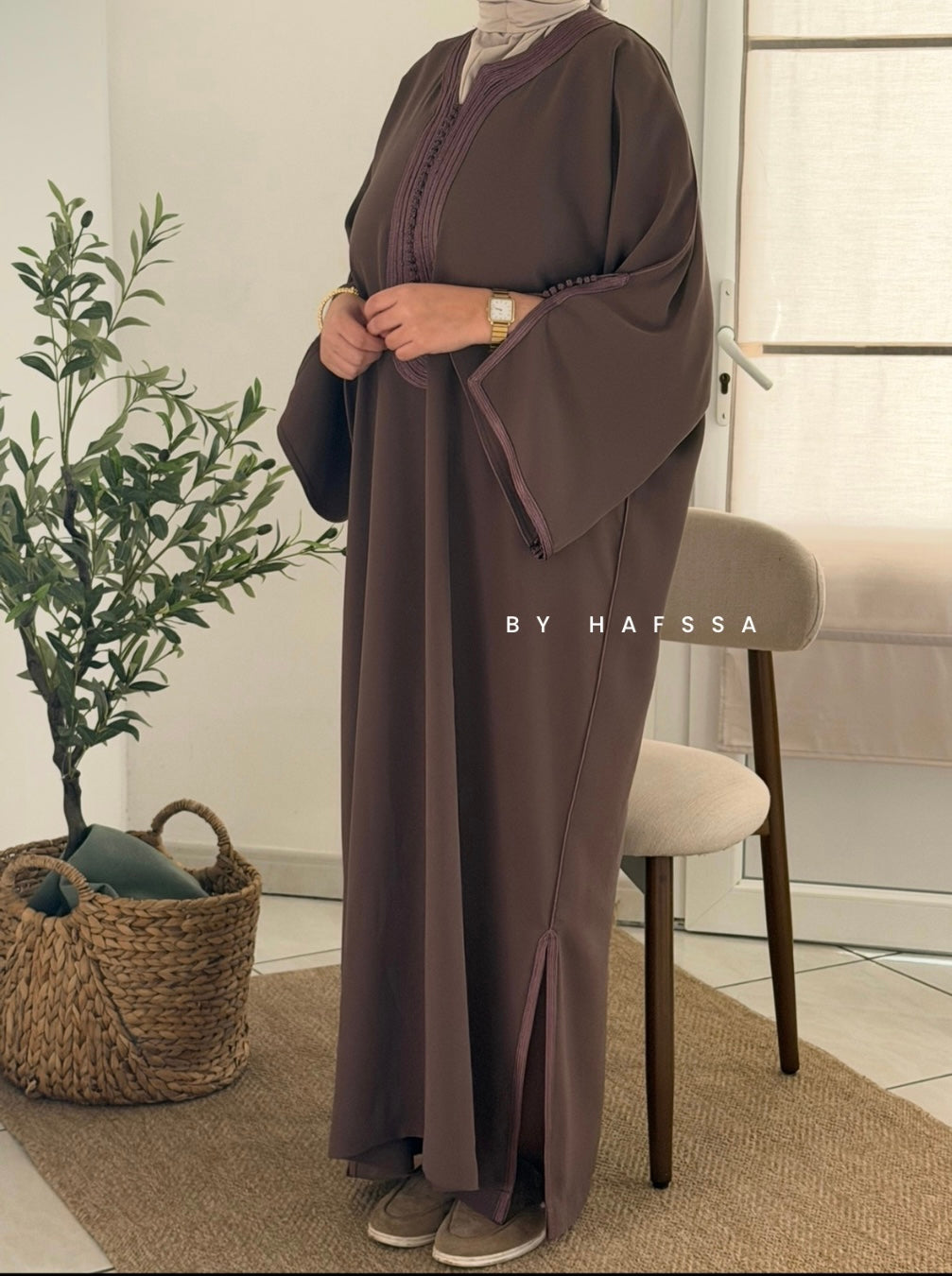 Abaya Nour - Marron